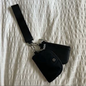 NWOT Lululemon Dual Pouch Wristlet
